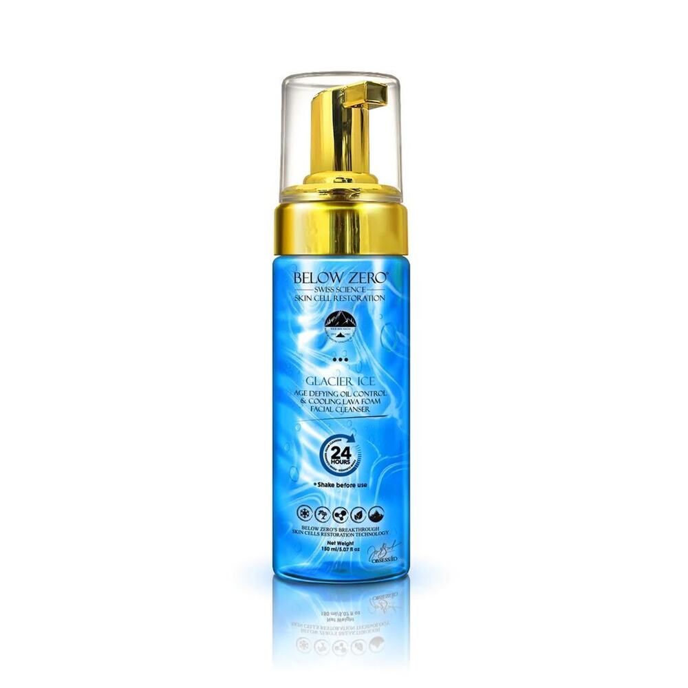 Below Zero Glacier Defying Oil Control & Cooling Lava Foam Facial Cleanser